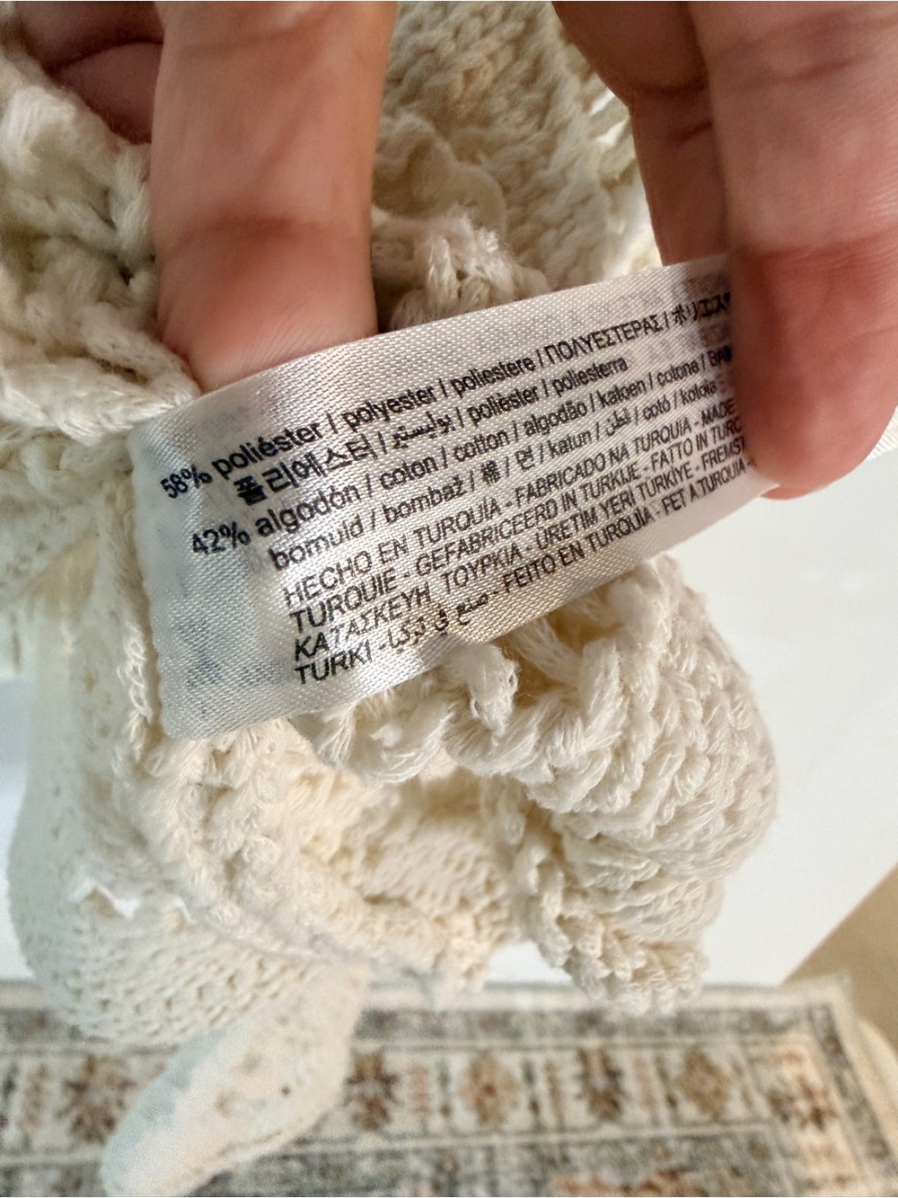 Zara open knit sweater flared sleeve - Picture 6 of 7